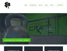 Tablet Screenshot of crossfitcraic.com